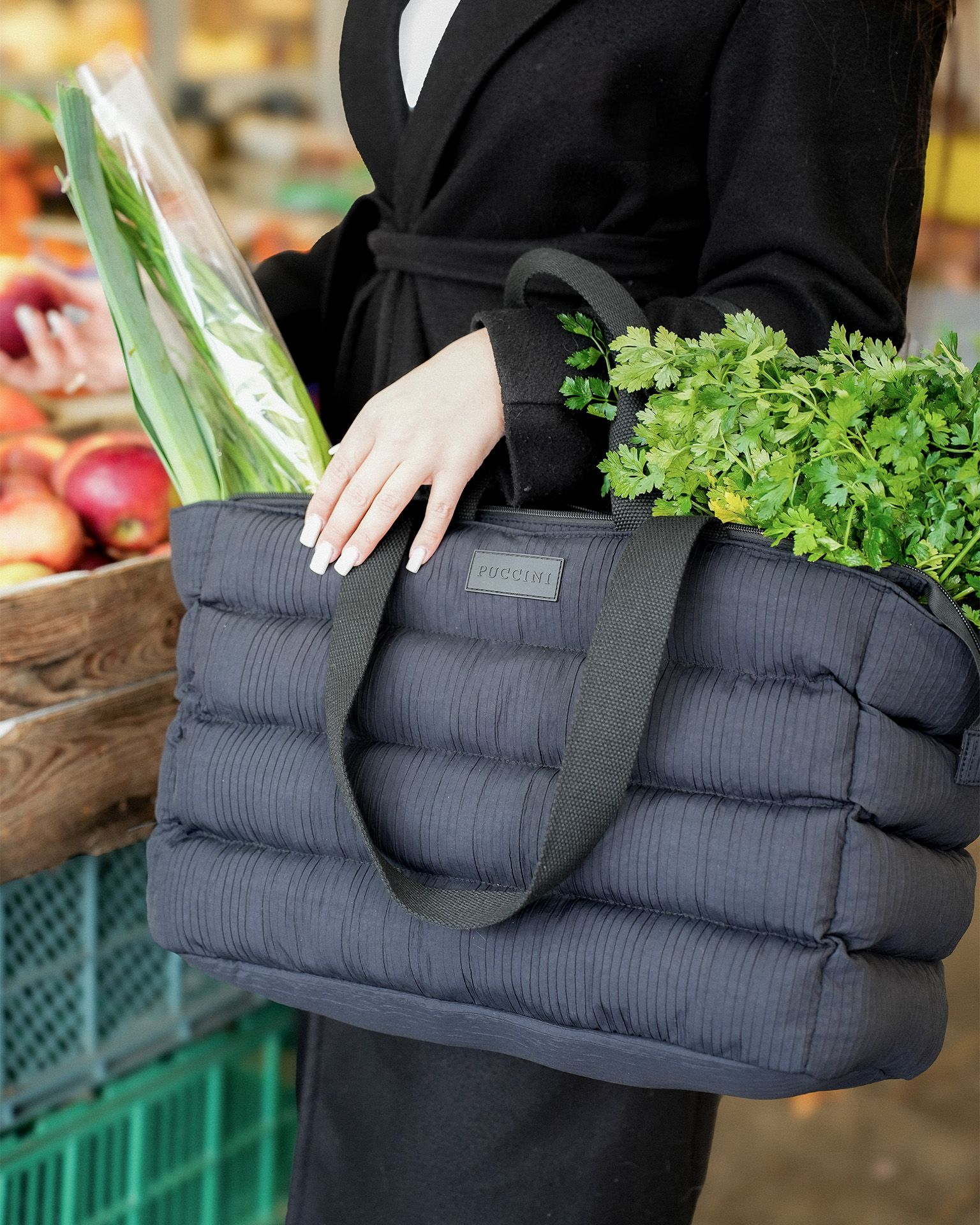 Fekete városi táska 15,6 hüvelykes laptoprekesszel