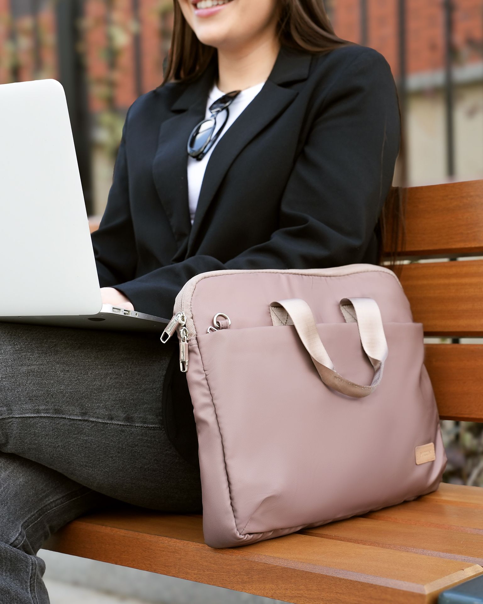 15,6 hüvelykes rózsaszín laptop táska