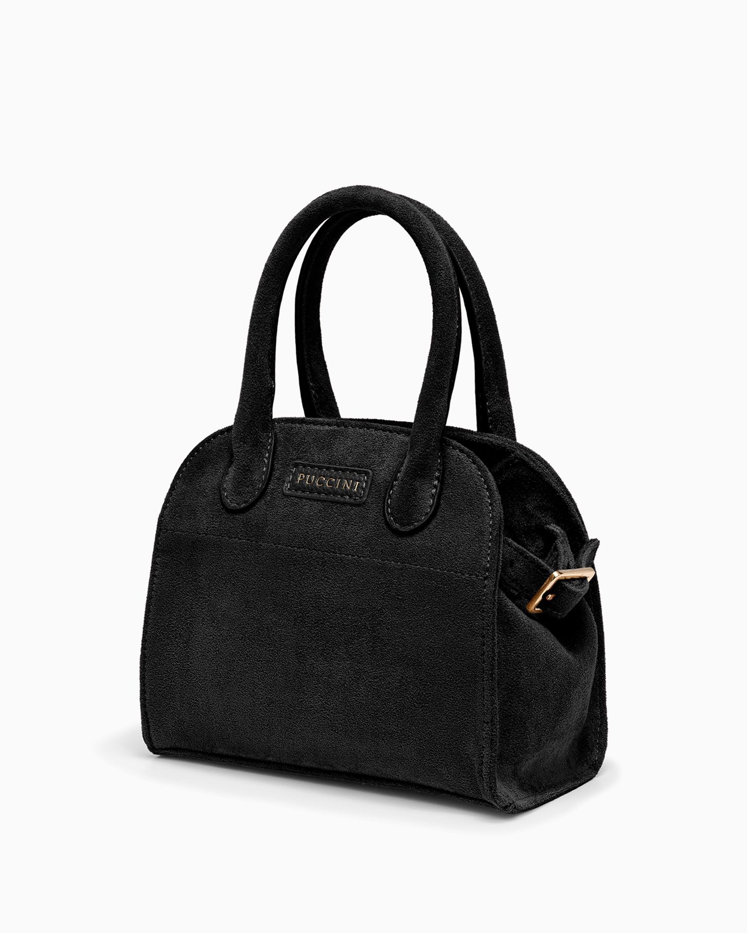 Női kézitáska felcsatolható pánttal fekete