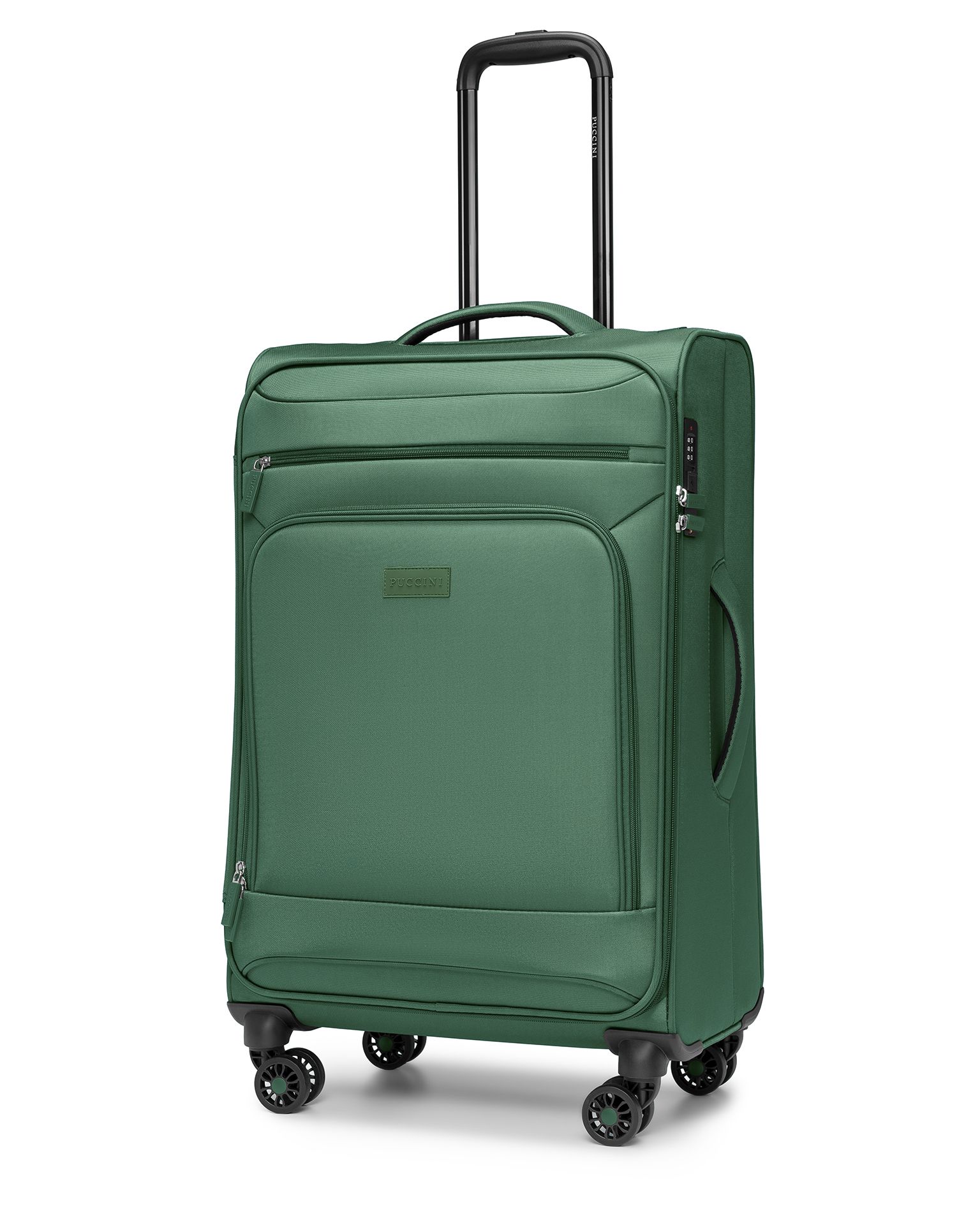 Közepes tok puha zöld