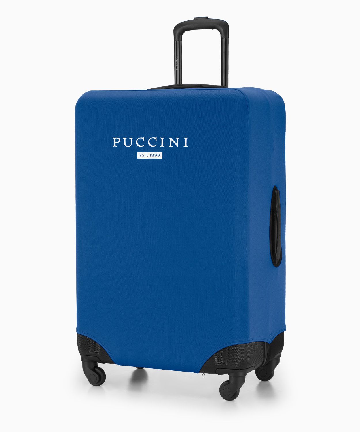 Tengerészkék védőhuzat nagy bőröndhöz