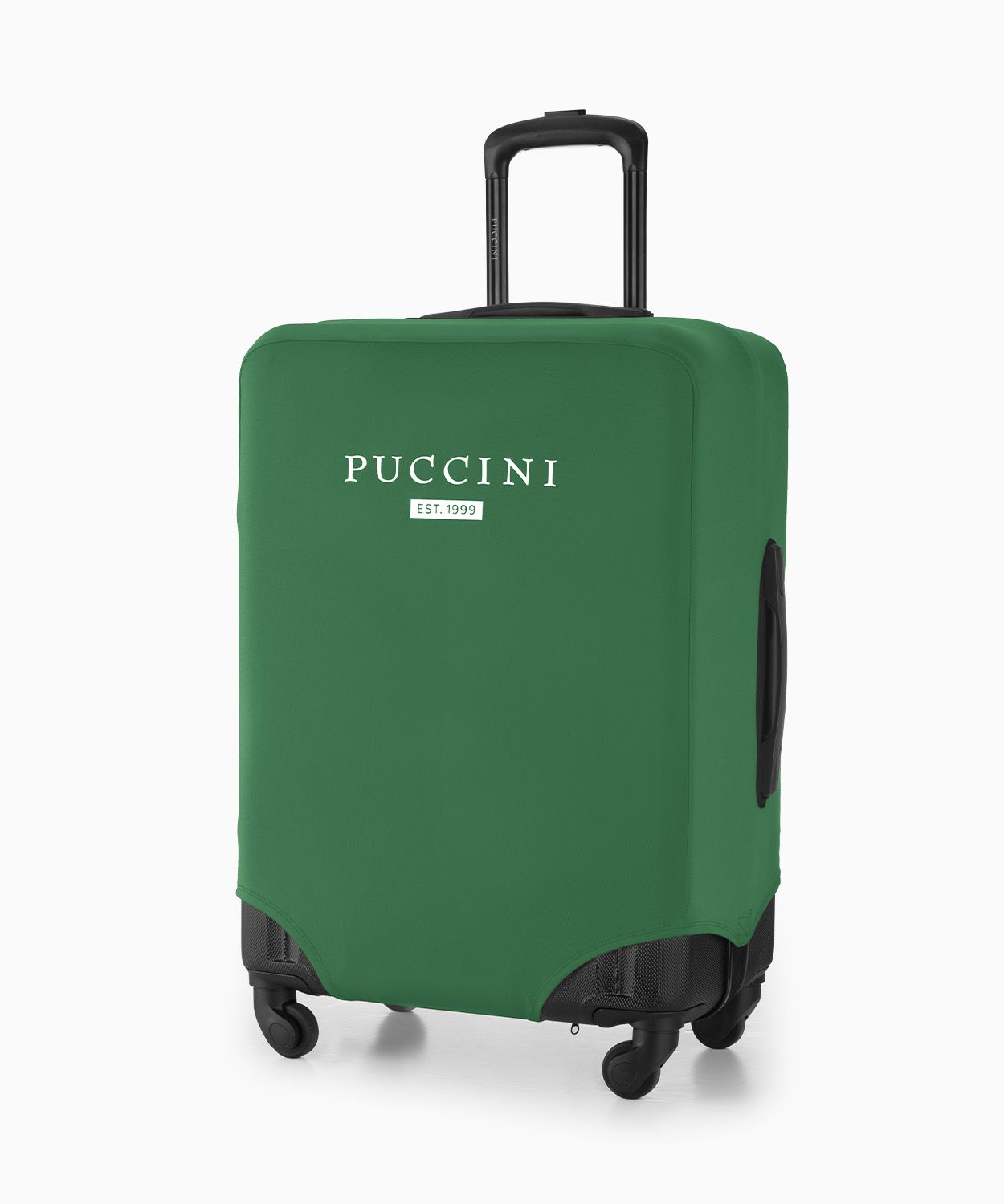 Védőhuzat közepes méretű bőröndhöz, zöld