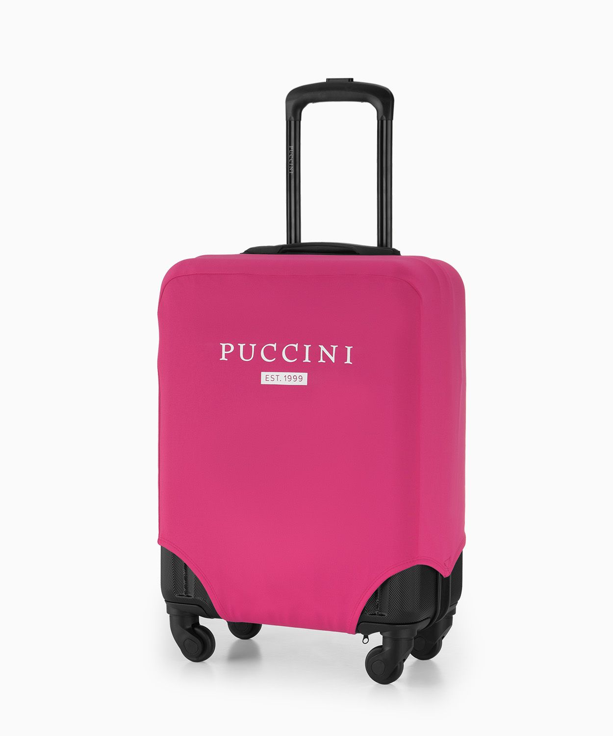 Rózsaszín védőhuzat kis bőröndhöz