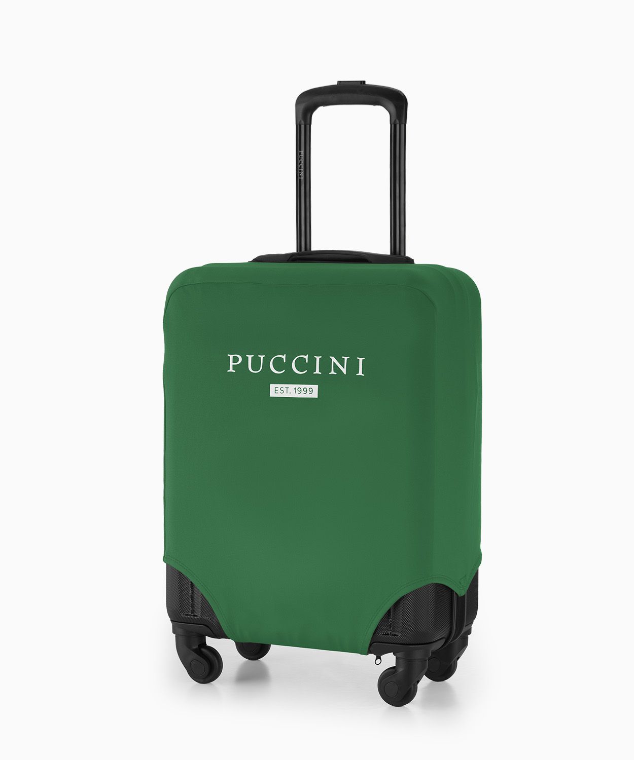 Zöld védőhuzat kis bőröndhöz