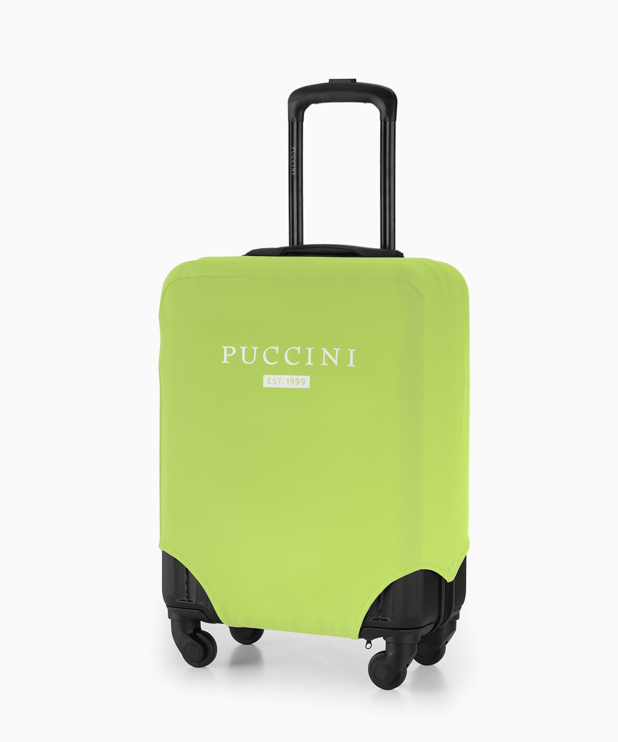 Limezöld védőhuzat kis bőröndhöz