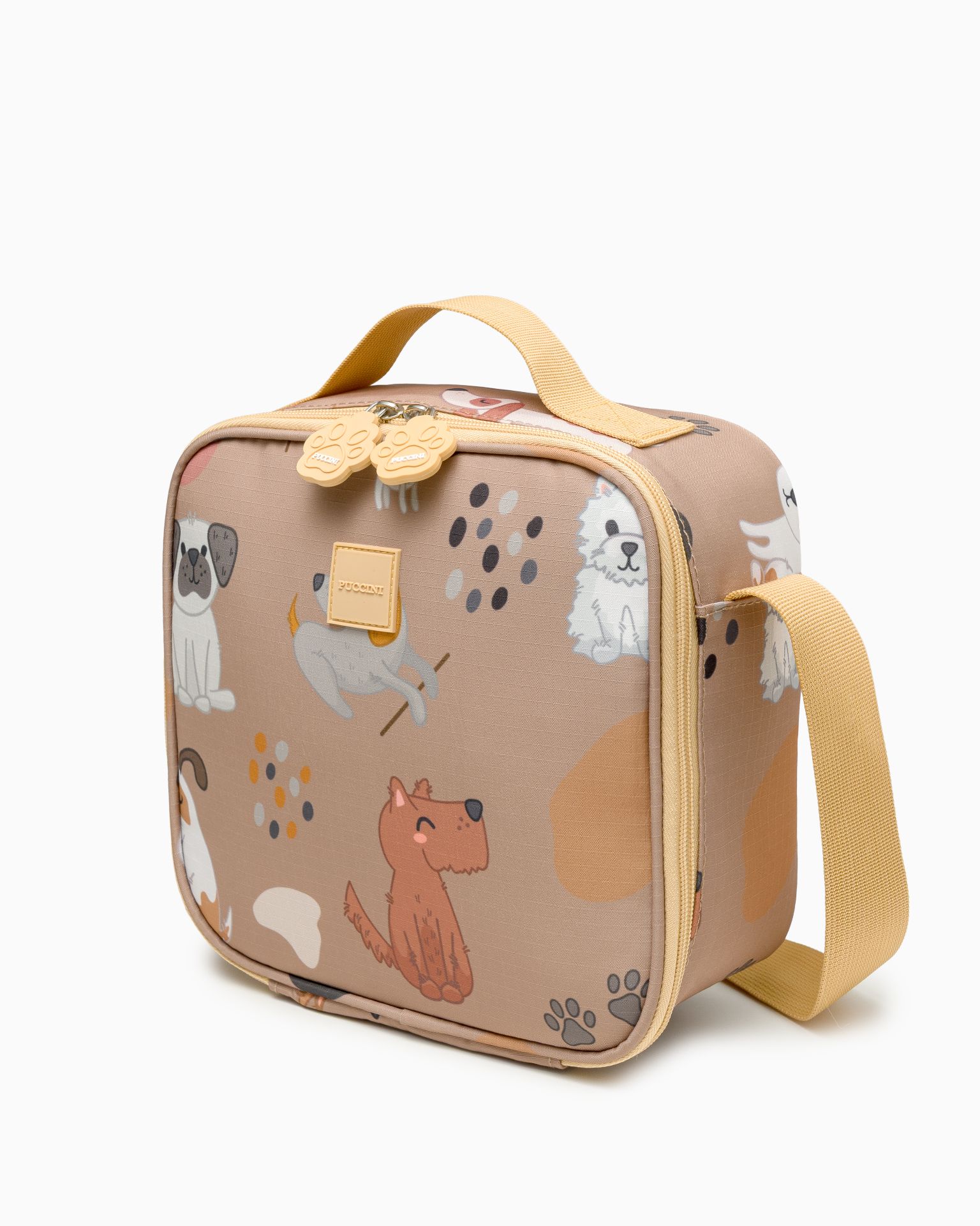 Gyermek ebédtáska barna kutyák