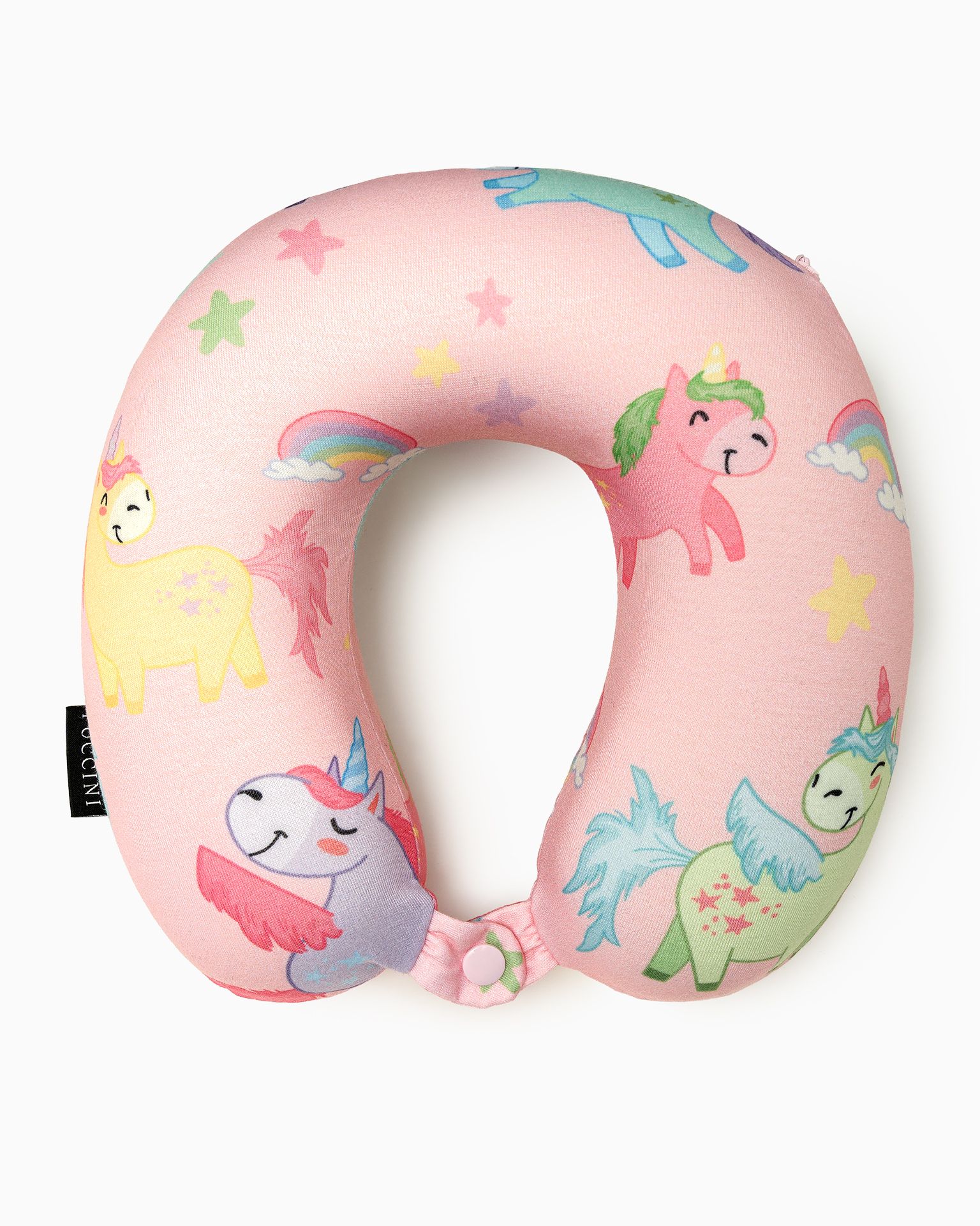 Baba utazási párna rózsaszín egyszarvúak
