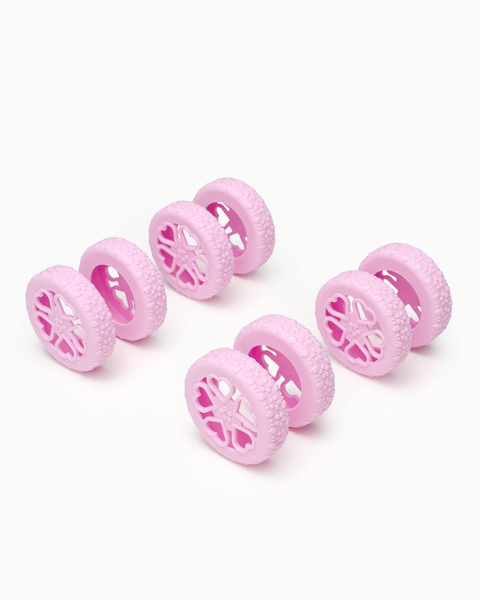 Rózsaszín bőröndkerék védő