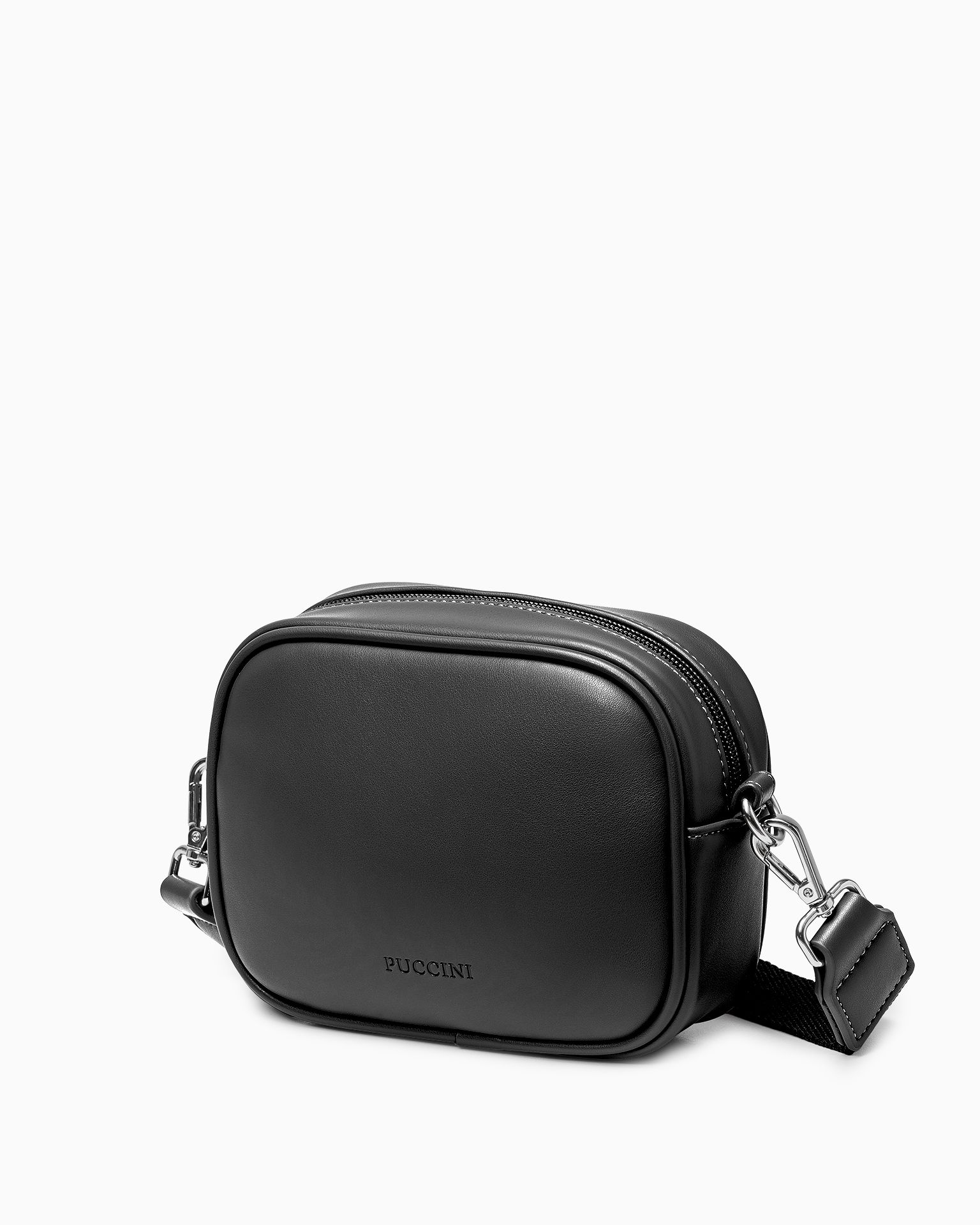 Női crossbody táska kicsi fekete
