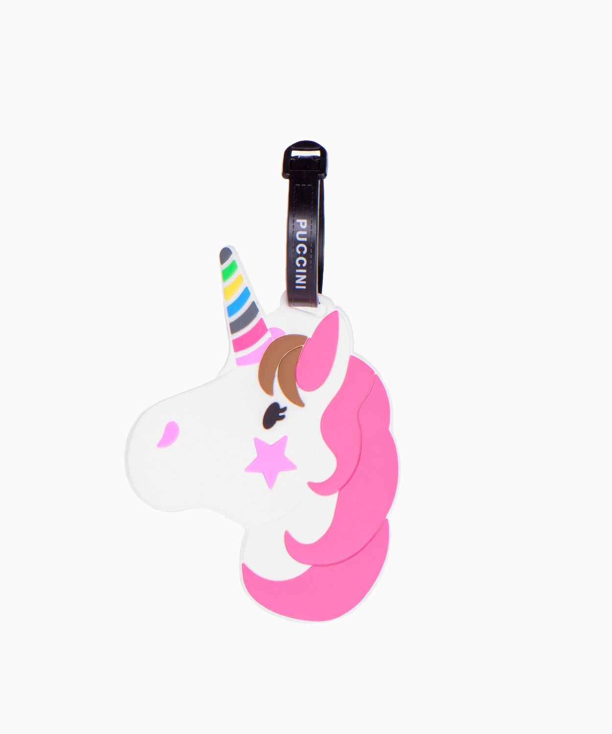 Egyszarvúfej poggyászcímke