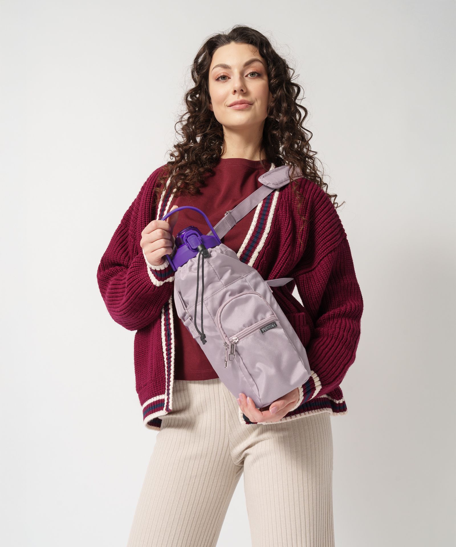 Termikus palack táska rózsaszín