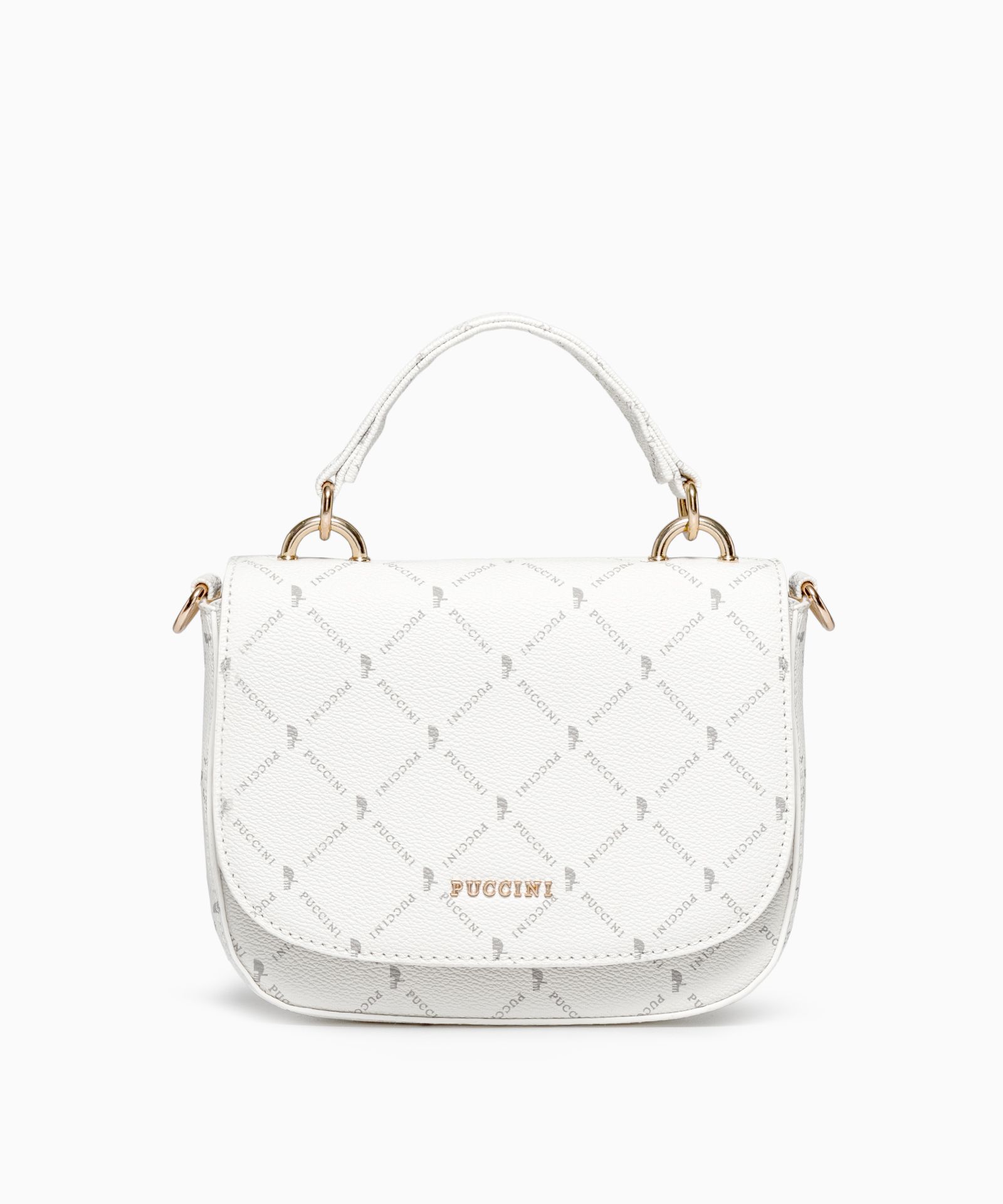 Női crossbody kézitáska fehér monogram