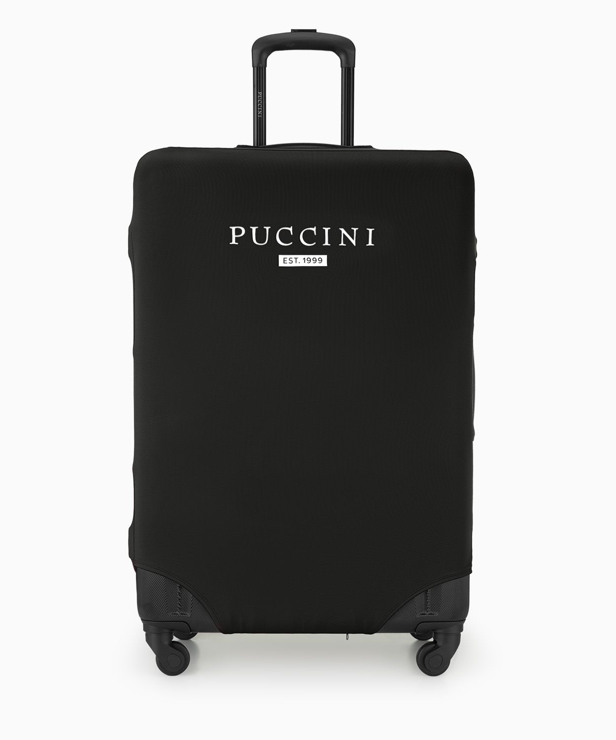 Fekete rugalmas huzat nagy bőröndhöz