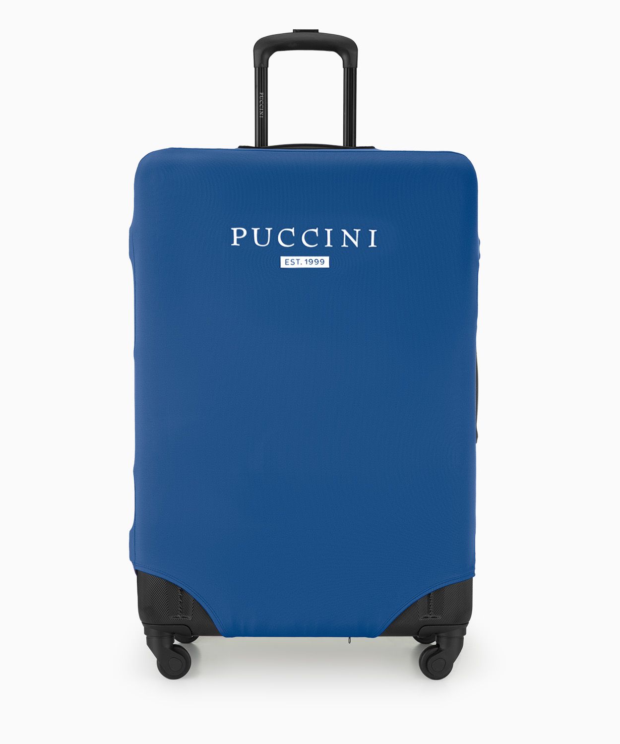 Tengerészkék védőhuzat nagy bőröndhöz