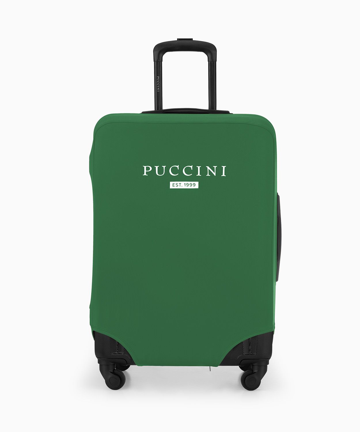 Védőhuzat közepes méretű bőröndhöz, zöld