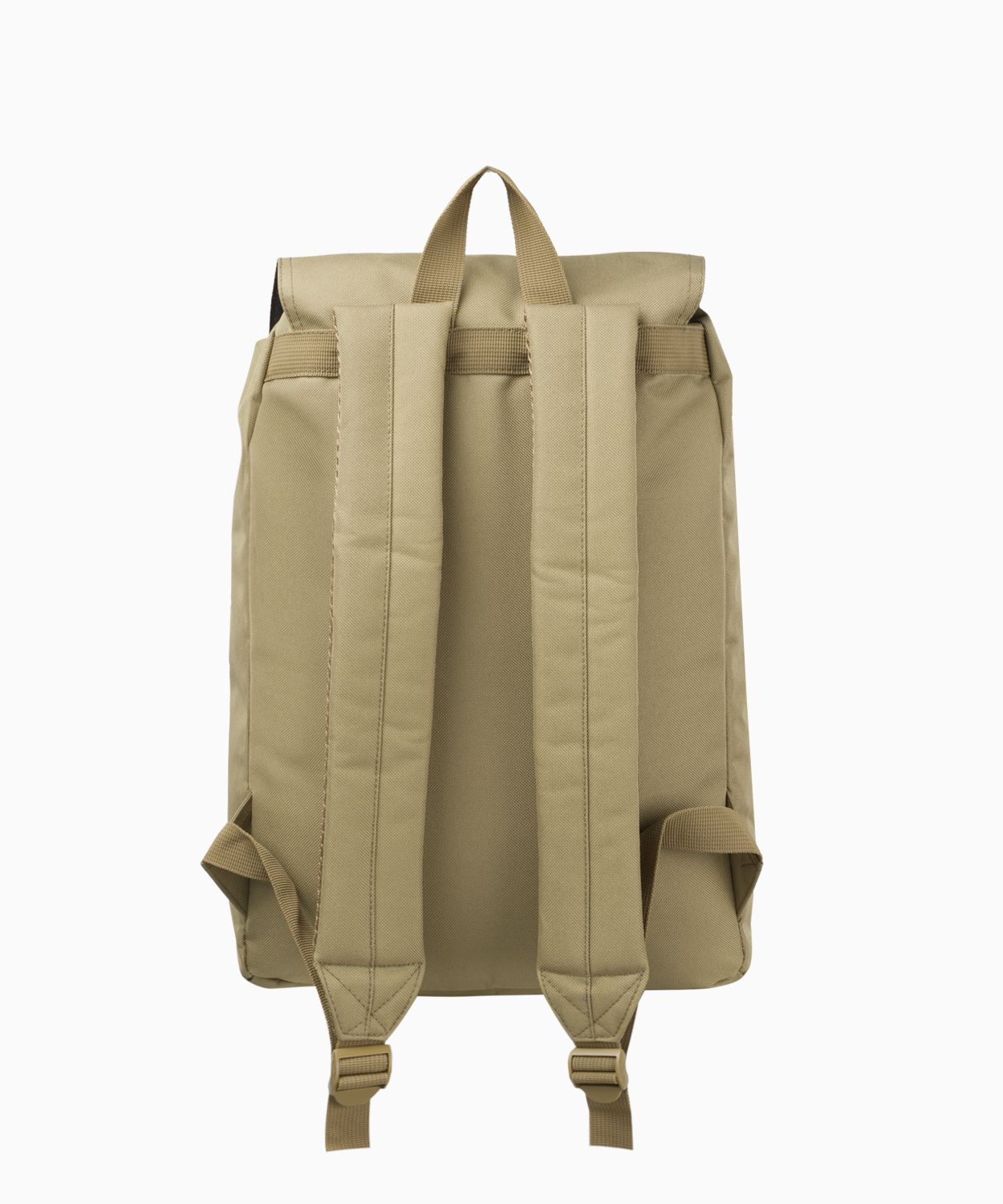 Beige szövet hátizsák zsebekkel