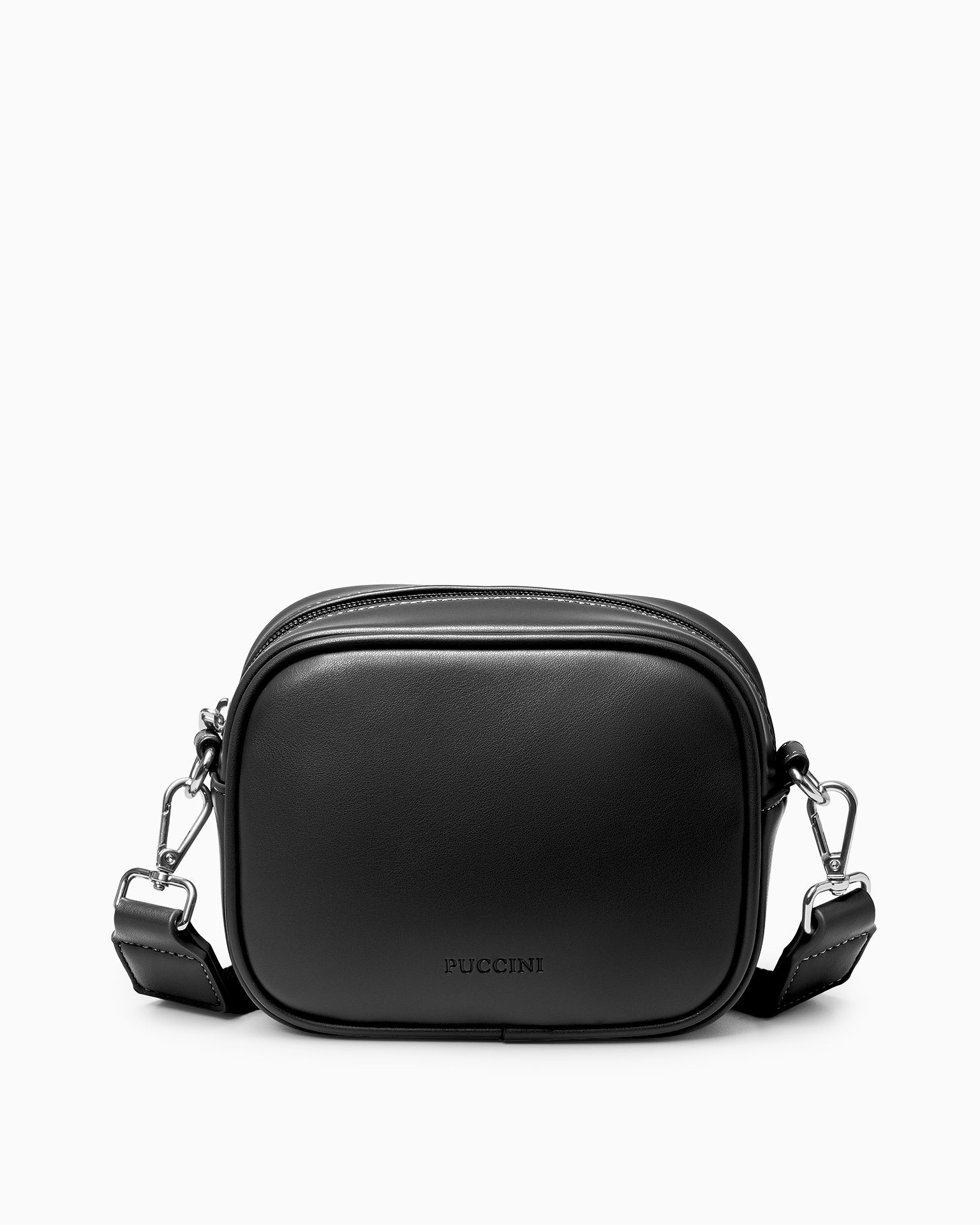 Női crossbody táska kicsi fekete