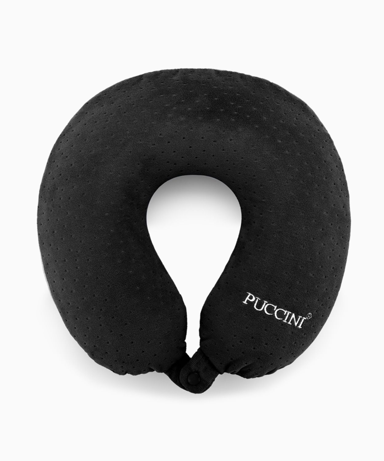 Utazópárna, habszivacs, fekete