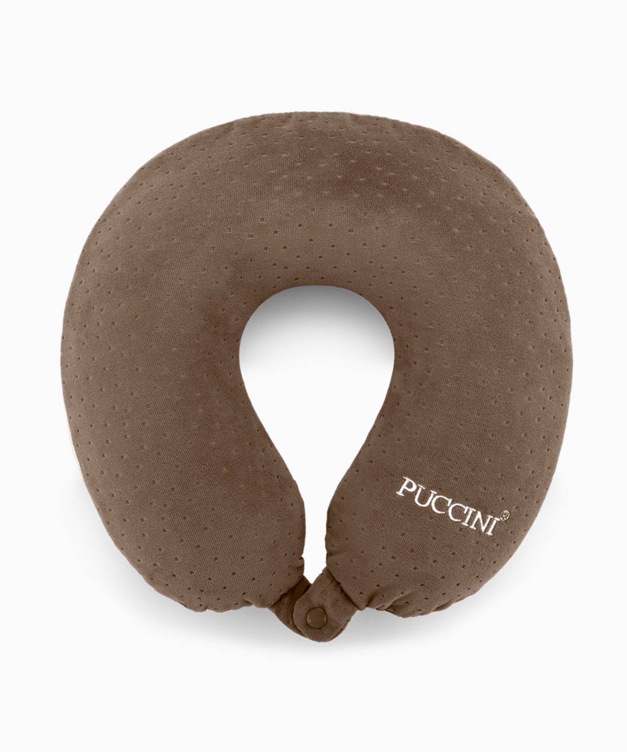 Utazópárna, habszivacs, barna