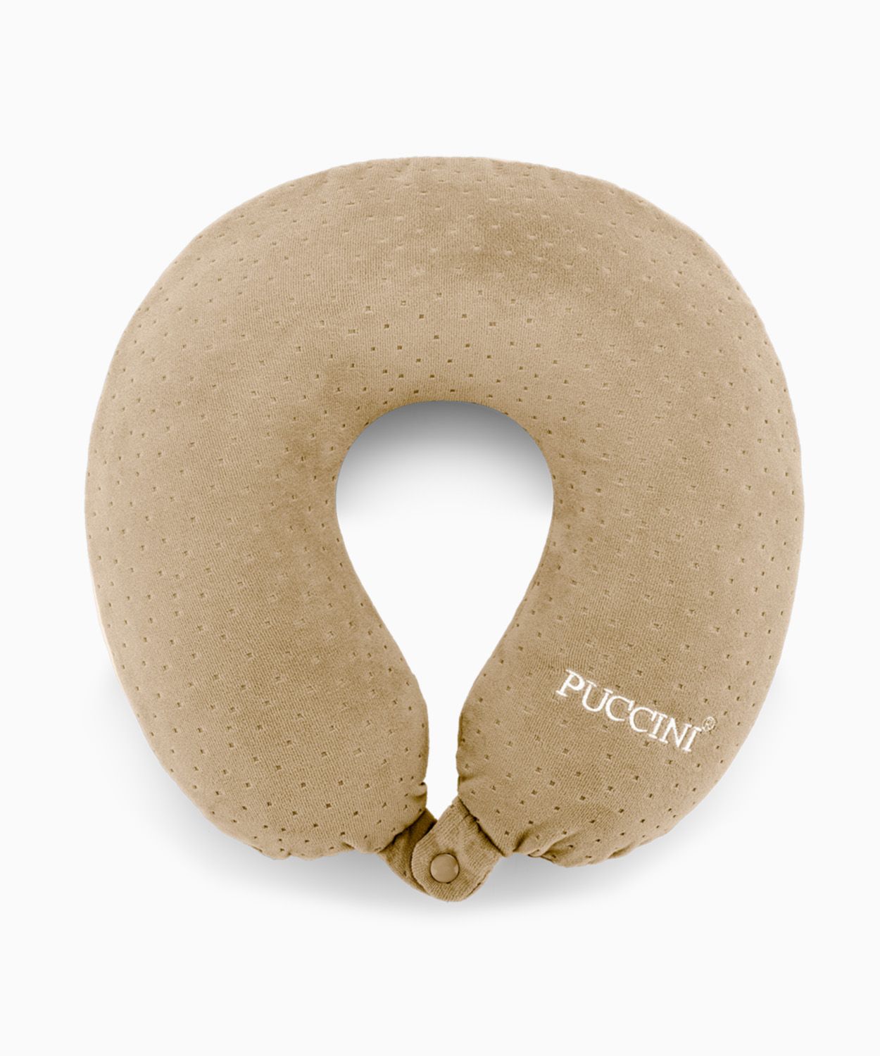 Utazópárna, habszivacs, bézs