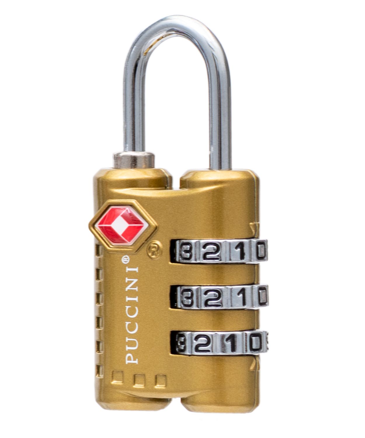 Arany poggyászlakat TSA kódos zárral