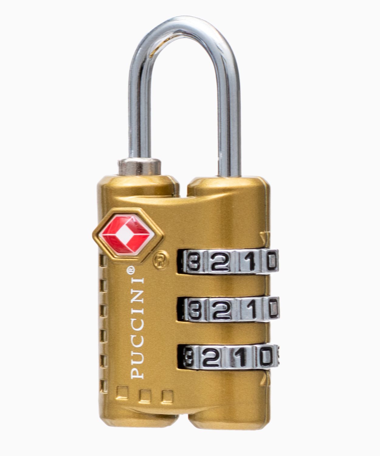 Arany poggyászlakat TSA kódos zárral